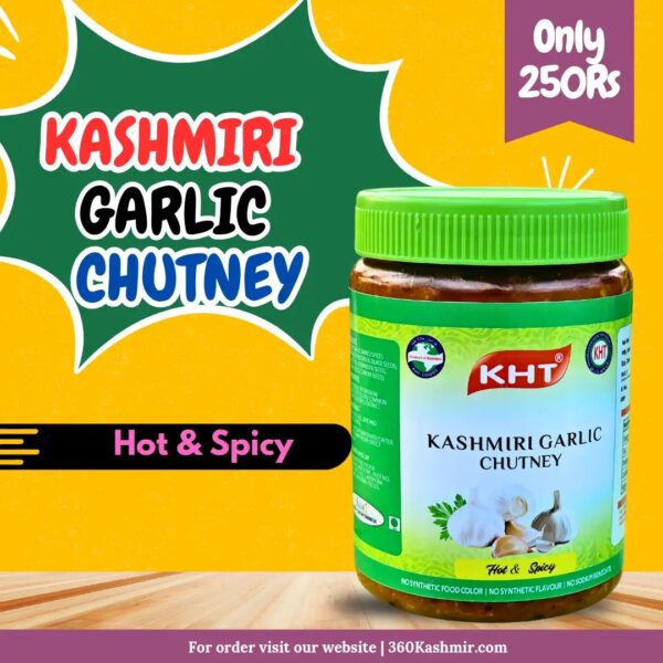 Kashmiri Garlic Chutney / KHT / 500 grams