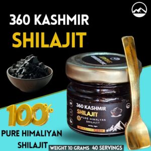 360 Kashmir Shilajit / Pure Himalyan Shilajit / 20 Grams