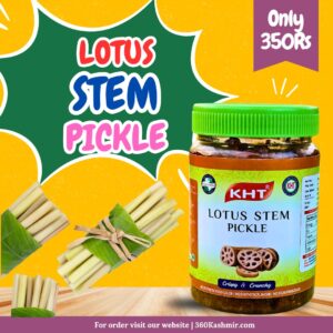 Kht Kashmiri Lotus Stem Pickle | 500 Grams