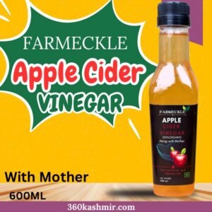 Farmeckle Apple Cider Vinegar with Mother 600ml | Organic Raw & Unfiltered