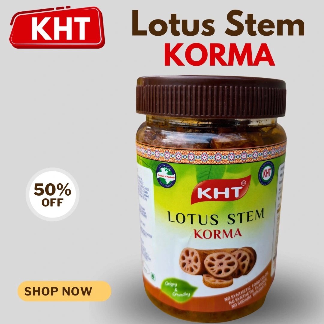 KHT Lotus Stem Korma / Kashmiri Pickle / 500 Grams